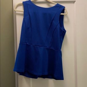 Cobalt Peplum top